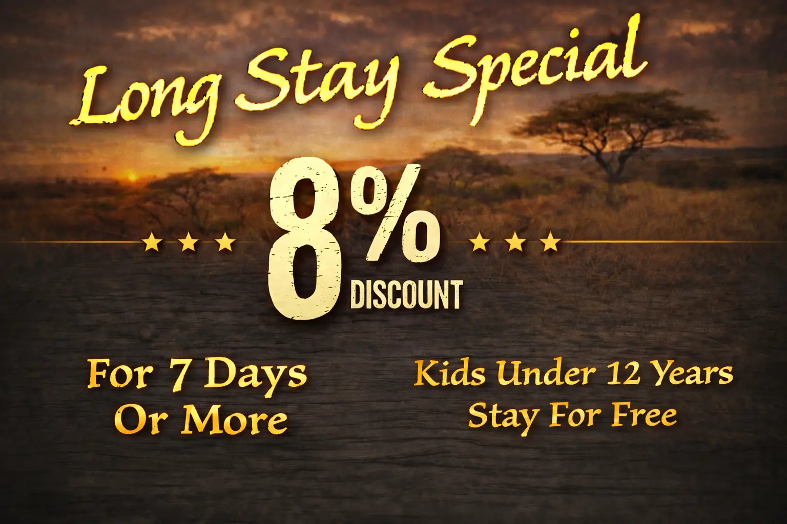 Safari Accommodation and Hunting